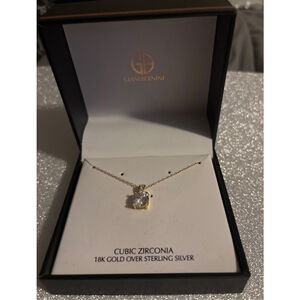 Women's Gianni Bernini Gold Cubic Zirconia Necklace, One Size